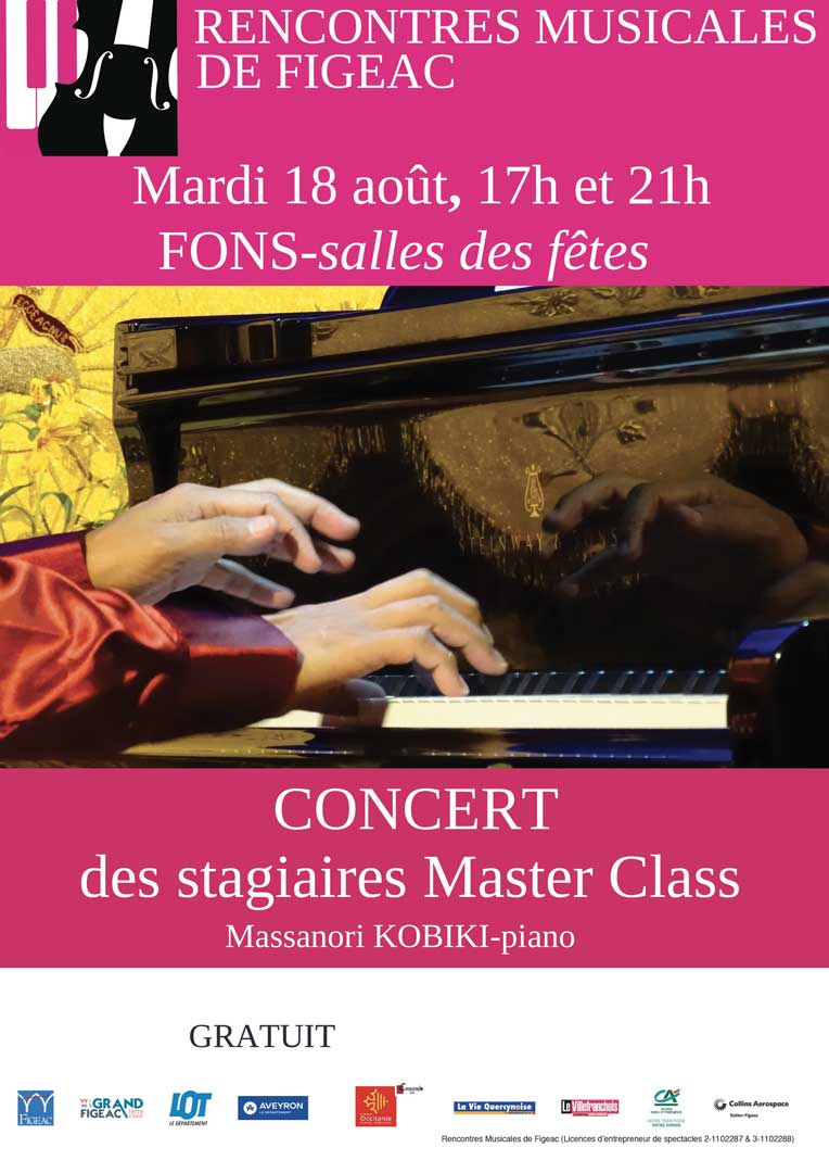 Rencontres musicales Fons le 18 août 2026