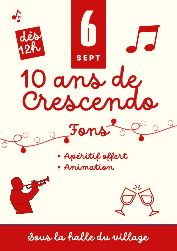 10 ans Crescendo à Fons